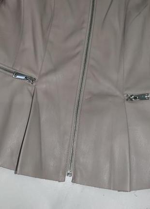 Стильная куртка пиджак эко кожа atmosphere s (38-40-42)3 фото
