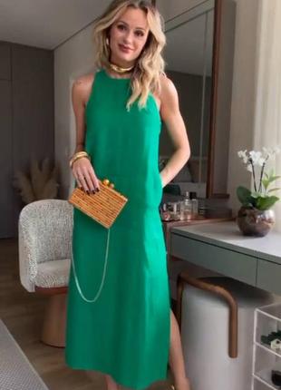 Сарафан из льна 5