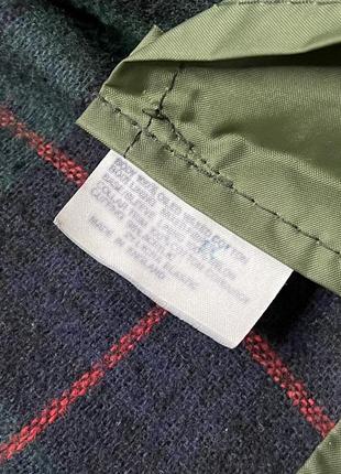 Ferndale men's sz large green oiled waxed jacket flannel lined7 фото