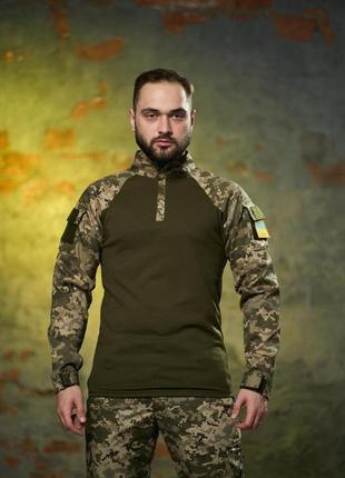 Тактична військова сорочка убакс для військовослужбовців,піксельна демісезонна кофта убакс усі розміра10 фото