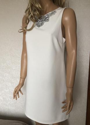 Сукня трапеція з декором new look р.10/123 фото
