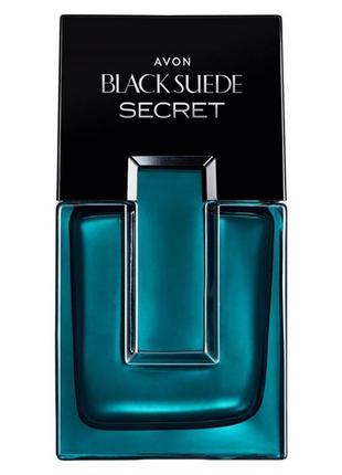 Туалетная вода black suede secret для него, 75 мл avon