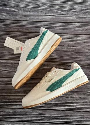 Мужские кроссовки puma court ultra lite white mint9 фото