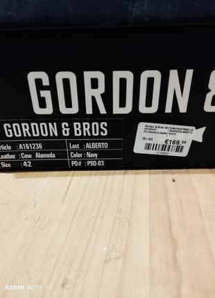 Стильні шкіряні демісезонні черевики відомого бренду чоловічого взуття з німеччини gordon & bros6 фото