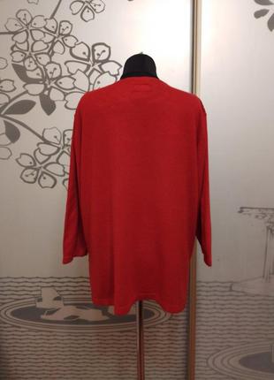 Коттоновый акриловый свитер джемпер пуловер большого размера  батал8 фото