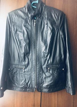 Куртка шкіряна, м'яка ягка шкіра, розмір 44
