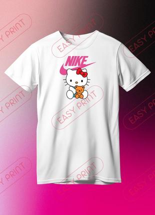 Футболка nike hello kitty найк хеллоу китти1 фото