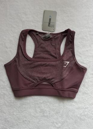 Спортивний топ gymshark textured sports bra