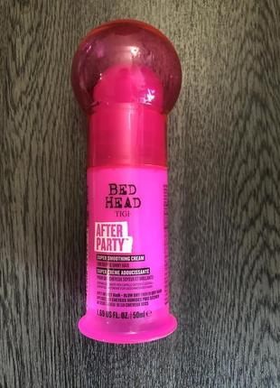 Разглаживающий крем для укладки и рестайлинга tigi bed head after party smoothing cream 50 мл