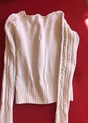 Джемпер білосніжний hm 3