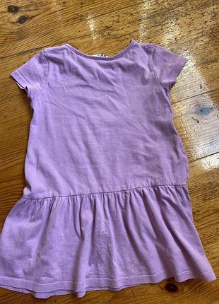 Сукня для дівчинки з коротким рукавом h&m 98-104 2