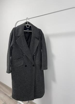 Пальто с шерстью pull & bear xs