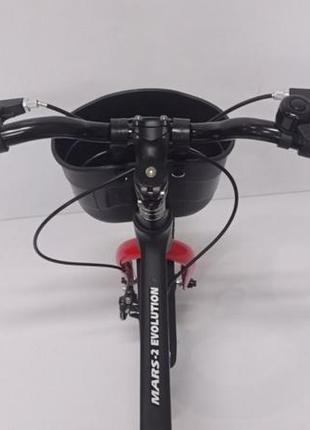 Детский двухколесный облегченный магниевый велосипед от 7 лет на 20 дюймов mars evoultion черный9 фото