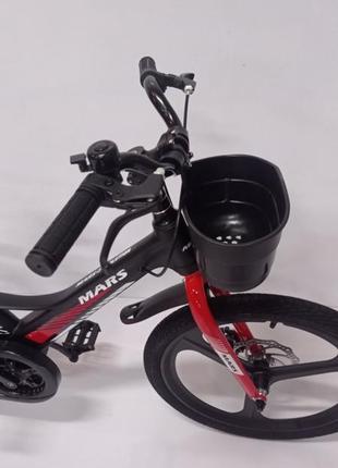 Детский двухколесный облегченный магниевый велосипед от 7 лет на 20 дюймов mars evoultion черный7 фото