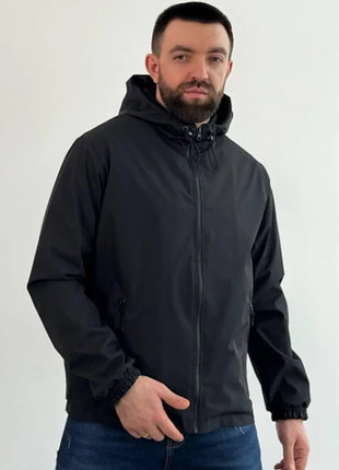 Ветровка мужская плащевка на подкладке 3 цвета m; l; xl; xxl 10383ве