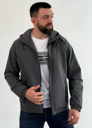 Ветровка мужская плащевка на подкладке 3 цвета m; l; xl; xxl 10383ве