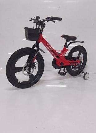 Детский двухколесный облегченный магниевый велосипед от 7 лет на 20 дюймов mars evoultion красный1 фото