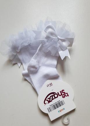 Нарядні шкарпетки для дівчинки з бантом be snazzy