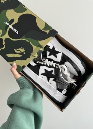 Оберіть стильні кросівки a bathing ape bape sta patent black premium 💙