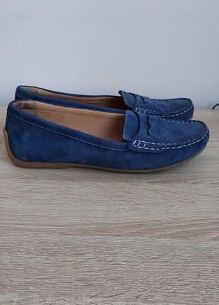 Кожаные мокасины clarks1 фото