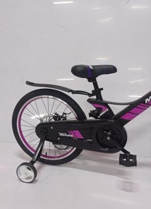 Дитячий двоколісний велосипед 20 дюймів магнієва рама на спицях mars-2 evoultion 20 дюймів рожевий10 фото