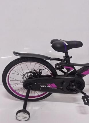 Дитячий двоколісний велосипед 20 дюймів магнієва рама на спицях mars-2 evoultion 20 дюймів рожевий5 фото