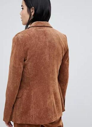 Вельветовый пиджак, двубортный вельветовый пиджак, вельветовый блейзер, стильный пиджак вельвет3 фото