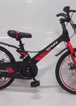 Детский двухколесный облегченный магниевый велосипед от 7 лет на 20 дюймов mars-2 evoultio красный5 фото