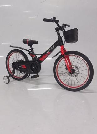 Детский двухколесный облегченный магниевый велосипед от 7 лет на 20 дюймов mars-2 evoultio красный3 фото