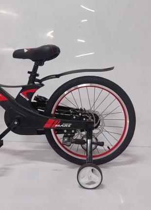 Детский двухколесный облегченный магниевый велосипед от 7 лет на 20 дюймов mars-2 evoultio красный6 фото