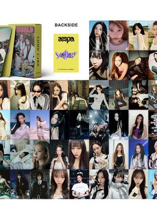 Kpop картки гурту aespa my world