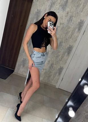 Спідниця джинсова sexy 4