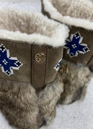 Tory burch snow boots women’s женские ботинки оригинал, moon boot5 фото