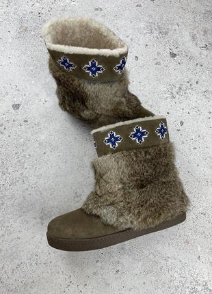Tory burch snow boots women’s женские ботинки оригинал, moon boot2 фото