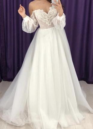 Вишукана весільна сукня, весільне плаття.3 фото