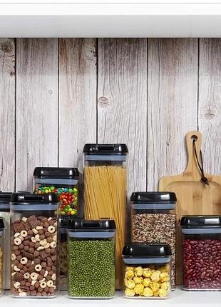Набір контейнерів для їжі, 7 предметів, food storage container set 7