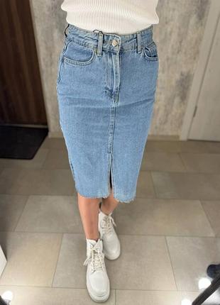 Спідниця джинсова класична v