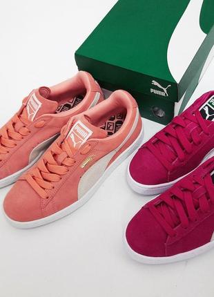 Оригінальні замшеві кеди puma suede classic xxi trainers / 374915865 фото