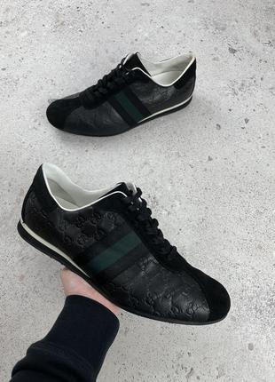 Gucci leather sneakers чоловічі кеди кросовки оригінал