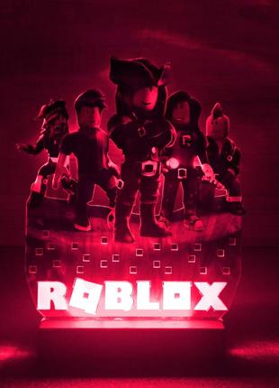 Ночник-игрушка "роблокс. roblox" с дистанционным пультом управления (дизайн 25)