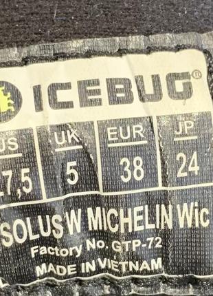 Ботинки кожаные icebug с подошвой michelin6 фото
