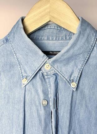 Pal zileri concept denim faded shirt