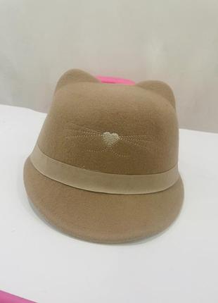Капелюх шапка кепі з вушками mango (s)2 фото