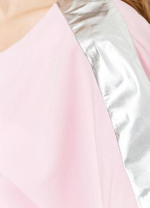 Блуза повсякденна, колір світло-рожевий, 230r101-25 фото