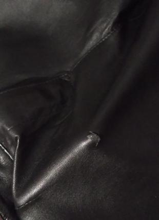 Zara 100% кожаные лосины брюки кожаные6 фото