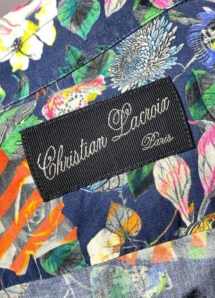Christian lacroix paris floral shirt