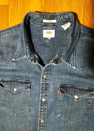 Рубашка джинсовая мужская levis3 фото