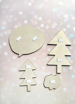 Детские часы настенные с маятником :: медвежонок в лесу (47х25 см)