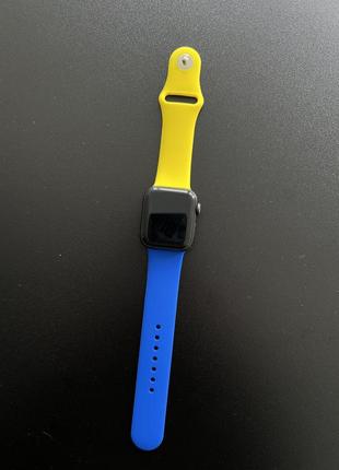 Силиконовый ремешок для apple watch3 фото