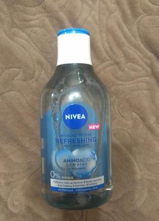 Nivea micellar water мицеллярная вода 400 мл нивея для нормальной кожи1 фото